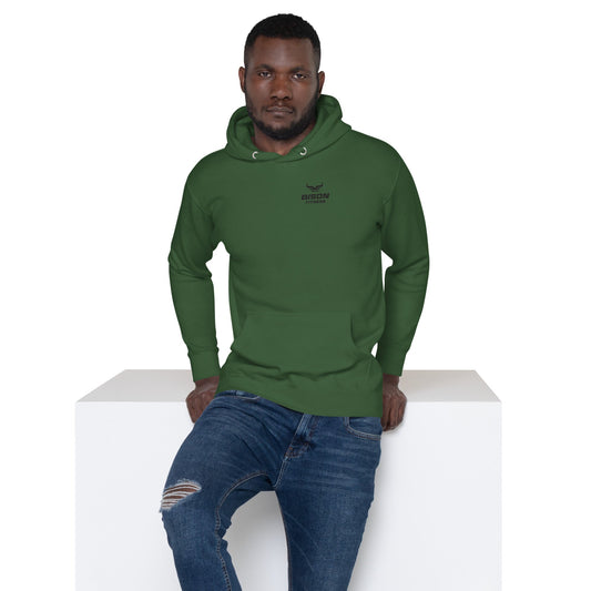 The Sunrise Hoodie | 4AM Club in Forest Green, front view